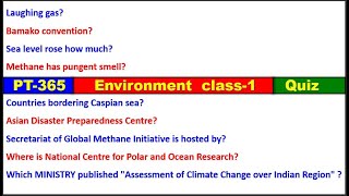 PT365 Environment class1 Quiz [upl. by Namajneb]