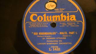 Richard Strauss Conducts  Rosenkavalier Waltz [upl. by Eugnimod]