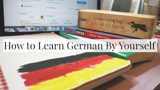 How to Learn German By Yourself  Everything Janis [upl. by Ahsatin]