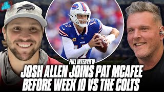 Josh Allen Opens Up About His Trash Talk Why Hes Having His Best Year amp More  Pat McAfee Show [upl. by Dianne]