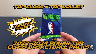 Top Class  Top Value  20232024 Panini Top Class Basketball Packs Opening amp Review [upl. by Yadrahc]