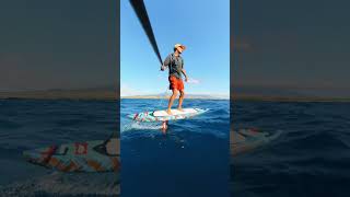 SUP Downwind Foiling with larryfoiler in Australia  Glide with Confidence Using RSPro Rail Saver [upl. by Oberheim898]