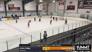 U12A Orangeville Flyers vs Orillia Terriers [upl. by Aihsekram918]