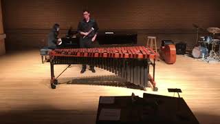 Concertino for Marimba by Paul Creston Movement 1 [upl. by Atinor]