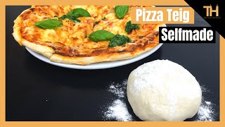 Pizzateig selber machen nach italienischer Art  Rezept  Schnell und Einfach [upl. by Massab735]