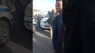 TafelsigResidents have TENSE STANDOFF with police in CPT [upl. by Engvall569]