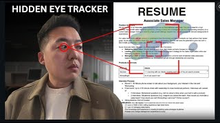 exposing recruiters w hidden eye tracker [upl. by Ramak]