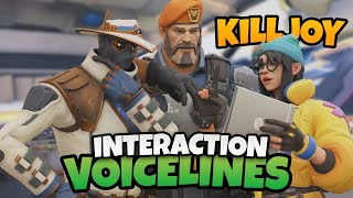 Valorant  Killjoy Interaction Voice lines With Other Agents [upl. by Colin]