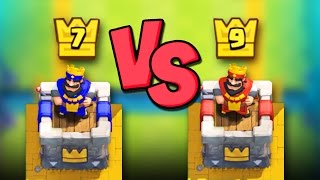 Level 7 VS 9  Clash Royale  Facing Higher Level Players [upl. by Zoe396]