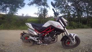 Benelli TNT 135 Road and Off Road Test Ride [upl. by Inalaehon]