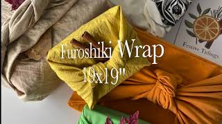 Furoshiki Wrapping Techniques  Gift Wrapping [upl. by Goar]