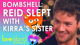 Reid reveals he hooked up with Kirras Sister  Love Island Australia 2023 [upl. by Hepsiba799]