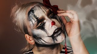 Halloween The Sad Clown Makeup Tutorial [upl. by Bertero]