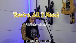 Youre All I Need  White Lion acoustic cover by Christofer Mendrez [upl. by Ahteral718]