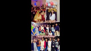 31st Night celebration  latest videos  Hyderabad pilla  with all blessing  NEW YEAR [upl. by Aehtela492]