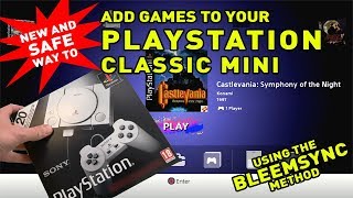 UPDATED AND SAFE Way to add games to your Playstation Classic Mini  Bleemsync PS1 Mini Hack 2 [upl. by Kosak]