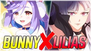 LILIAS CAN DEAL HUGE DAMAGE ft MOON BUNNY DOMINIEL  Epic Seven [upl. by Ledba233]