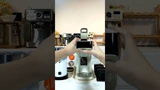 Making Coffee Using HiBREW Milk Frother and H1B Coffee Machine [upl. by Noelopan571]