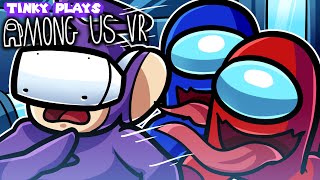 AMONG US VR IS SO FUNNY  Tinky Winky Plays AMONG US VR [upl. by Louisa745]