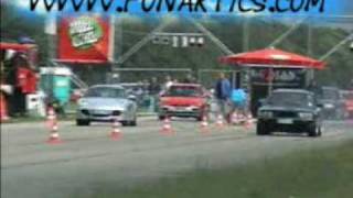 Audi 200 20V Turbo vs Porsche 14 mile [upl. by Eihtak]