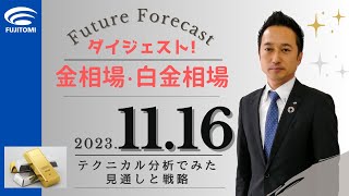 《最新情報》 金相場・白金相場、今後の戦略・展望について「会員サイト」の動画をダイジェストで配信します！ 【金相場・白金相場】 テクニカル分析でみた見通しと戦略 11月16日（木） 金相場 [upl. by Ettenwahs654]