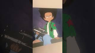 Boondocks painting art canvaspainting painting boondocks fanart [upl. by Adnocahs533]