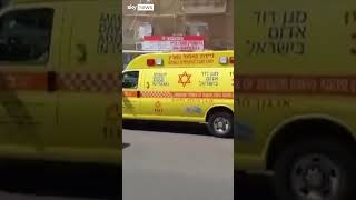 People stabbed in northern Israel [upl. by Enwad]