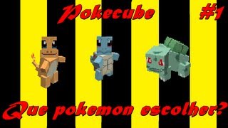 Minecraft  Pokecube 1  Que pokemon escolher [upl. by Ohaus]