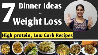 7 Dinner recipes for weight loss  Dinner ideas  Healthy dinner recipes  Abbzorb Nutrition [upl. by Celeski207]