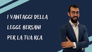 I vantaggi della legge Bersani per la tua rca [upl. by Wadsworth774]