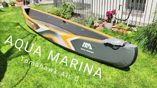 AQUA MARINA Tomahawk AirC amp Bluedrive S Power Fin  Unboxing amp Assembly [upl. by Toblat952]