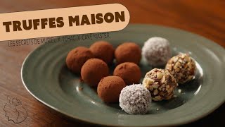 Les truffes maison  Une collab 100 féminine à découvrir [upl. by Lyrak]