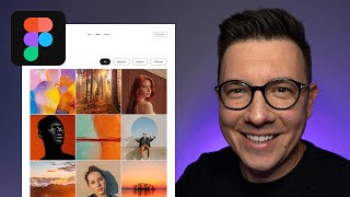 Interactive image gallery in Figma [upl. by Aremahs]