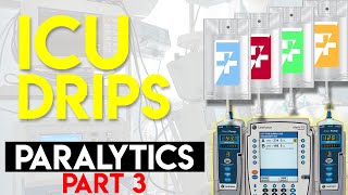 Paralytic Monitoring and Care  Paralytics Part 3  ICU Drips [upl. by Potts824]