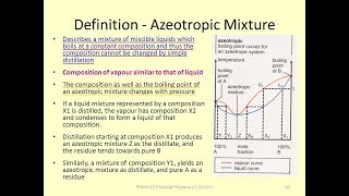 Azeotropic Mixtures  1st year Chemistry  swap education portal [upl. by Ariem4]