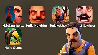 Hello Neighbor Nickys DiariesHello NeighborHello Neighbor Hide amp SeekSecret NeighborHello Guest [upl. by Yanal]