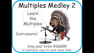 Multiples Medley 2 Learn the Multiples instrumental [upl. by Rosemarie]