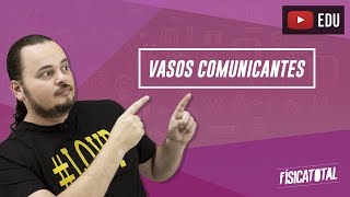 Vasos comunicantes  tubos em U  hidrostática  Física em Questões 079 [upl. by Ahseenyt]