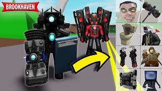 HOW TO TURN INTO Skibidi Toilet 64 in Roblox Brookhaven ID Codes [upl. by Ayotak]