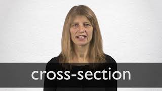 How to pronounce CROSSSECTION in British English [upl. by Tierza]