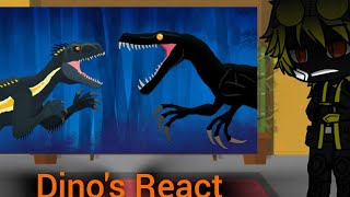 Dinos React to Indoraptor VS Night feeder Remake [upl. by Vivyan]