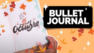 Portada del MES de OCTUBRE para mi BUJO  BULLET JOURNAL 2023 [upl. by Lacee]