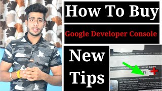 How to buy google developer console Account  New tips [upl. by Nuhs641]