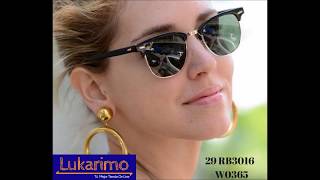 Lentes de Sol Ray Ban Clubmaster RB3016 W0365  G15 [upl. by Nitsugua]