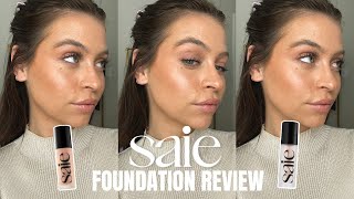 NEW SAIE BEAUTY FOUNDATION HONEST REVIEW how to use it properly [upl. by Asilad737]