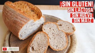 EL PAN SIN GLUTEN DE TRIGO SARRACENO MÁS ESPONJOSO  sin lactosa sin almidón de máiz vegano [upl. by Anirres221]