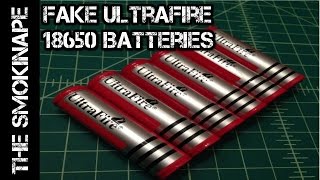 Fake Ultrafire 18650 Batteries  Show and Tell  TheSmokinApe [upl. by Owen]