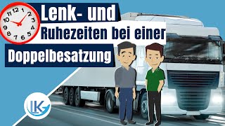 Doppelbesatzung im LKW Mehrfahrerbetrieb  das gibt es zu beachten [upl. by Airdnat]