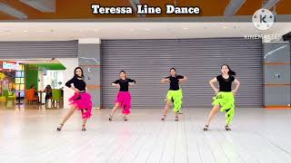 Teressa  Line Dance  Demo  Grace Suki Lina Tiwi Mei Mei  Beauty LD [upl. by Stover]