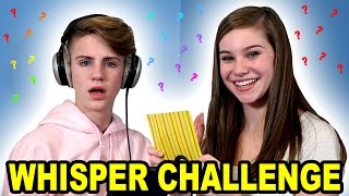 The whisper challenge MattyBRaps vs CeCe [upl. by Ibob752]